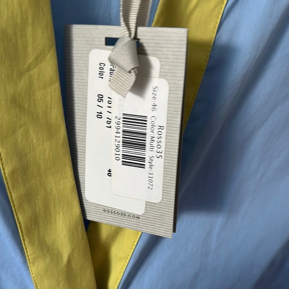 Rosso35 Blue and Yellow Sleeveless Dress - Picture 4 of 4